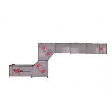 Z型提升機(jī)，進(jìn)料輸送卸料全過(guò)程，對(duì)物體本身無(wú)破損，降低廢品率